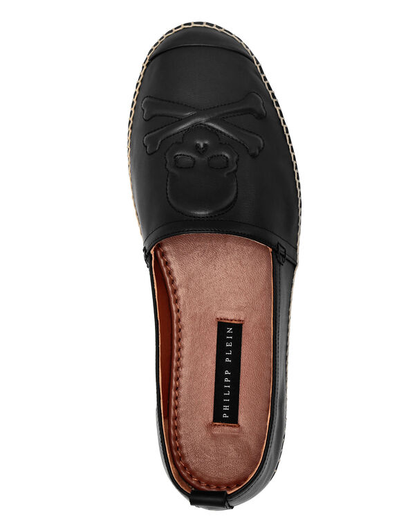Leather Espadrillas Skull black 5 Leather Espadrillas Skull black