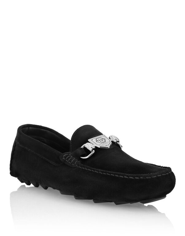 Driver Suede Moccasins black