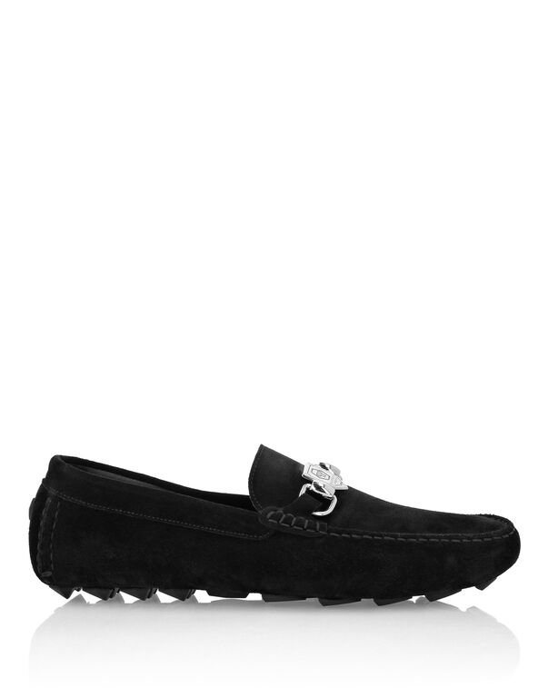 Driver Suede Moccasins black
