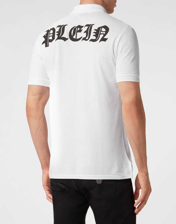 Polo shirt SS Gothic Plein white 3 Polo shirt SS Gothic Plein white