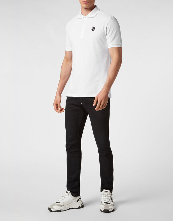 Polo shirt SS Gothic Plein white 4 Polo shirt SS Gothic Plein white