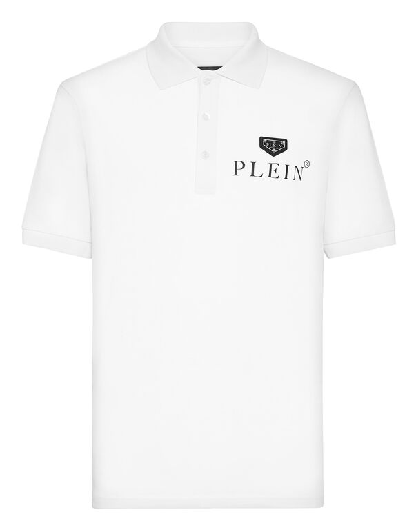 Polo Shirt SS Iconic Plein white