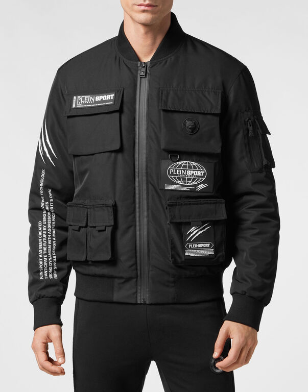 Nylon Bomber black