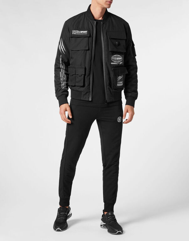 Nylon Bomber black