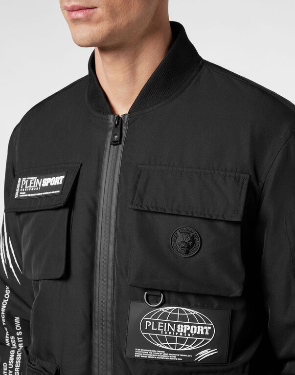 Nylon Bomber black