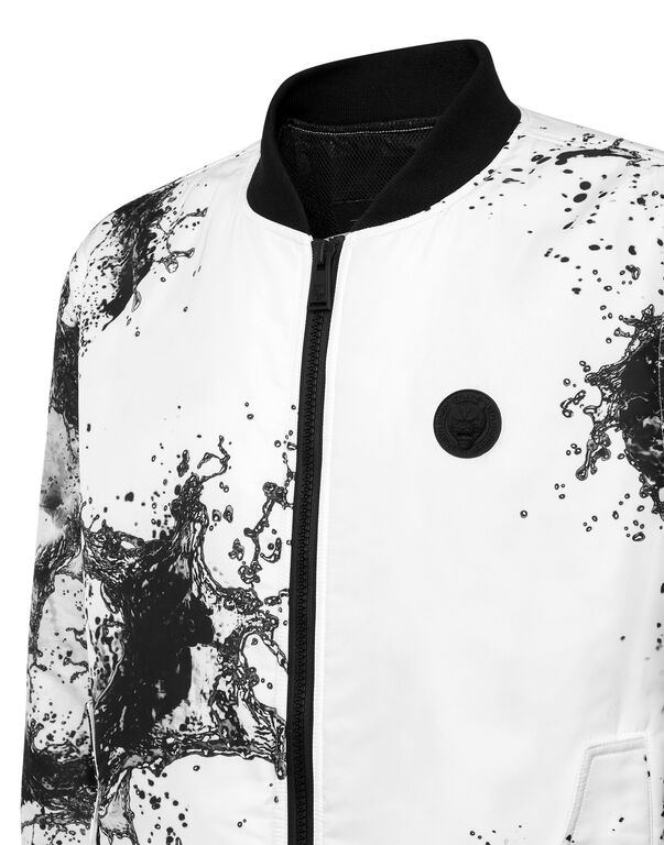 Bomber Plein Sport Splash white 3 Bomber Plein Sport Splash white