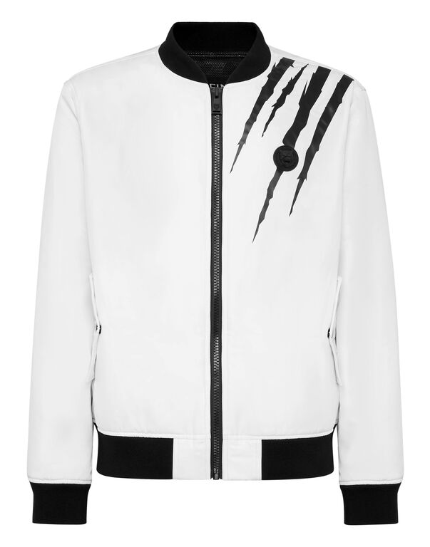 Bomber Scratch white