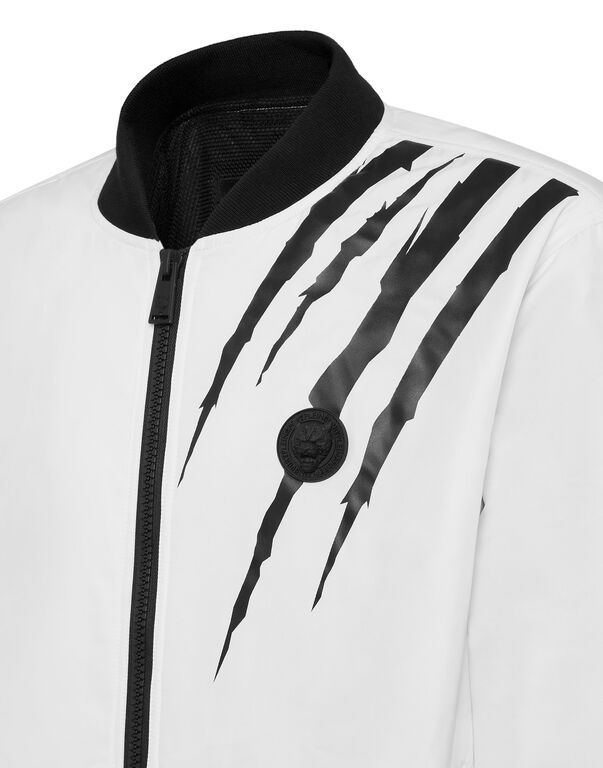Bomber Scratch white