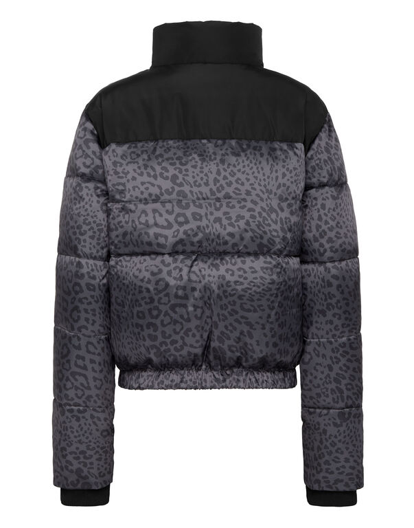 Basic Bomber Leopard black