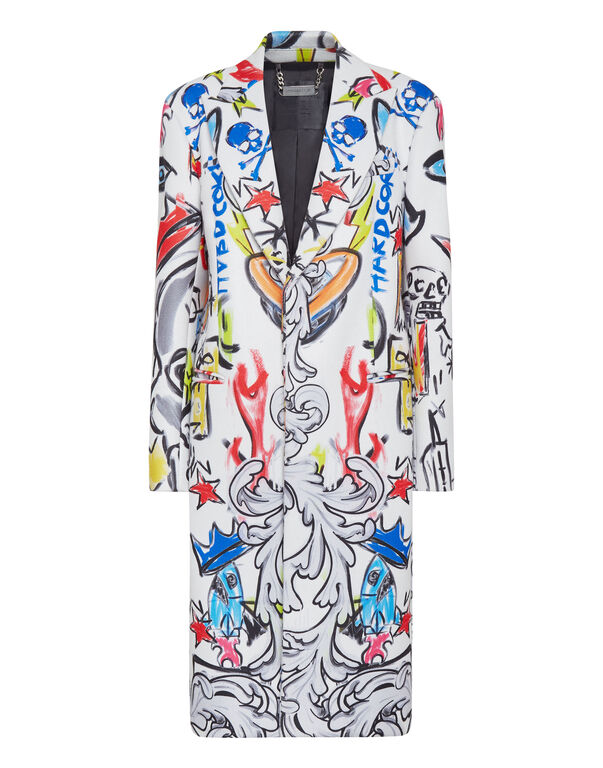 Agnelli Long Coat white