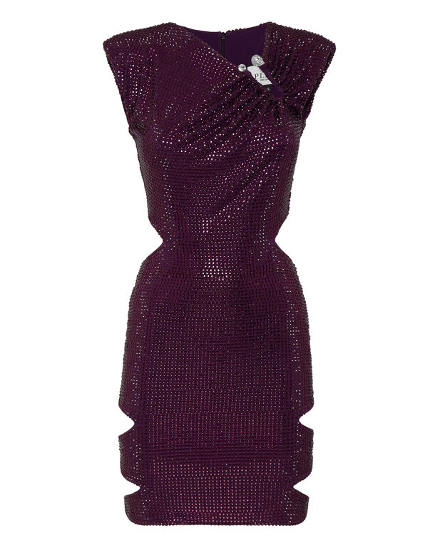Mini Dress Crystal Purple