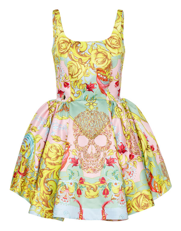 Flare Dress Baroque multicolor
