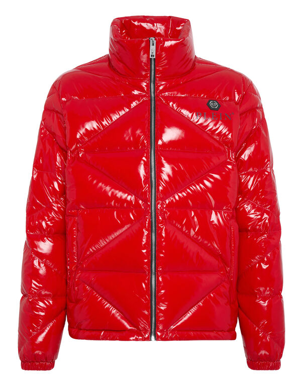 Jacket Hexagon red