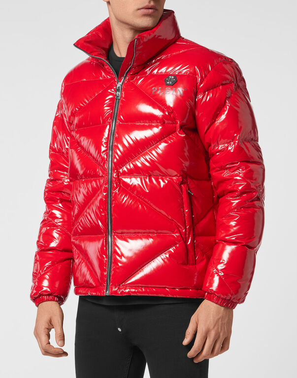 Jacket Hexagon red
