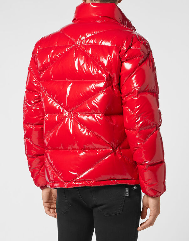 Jacket Hexagon red
