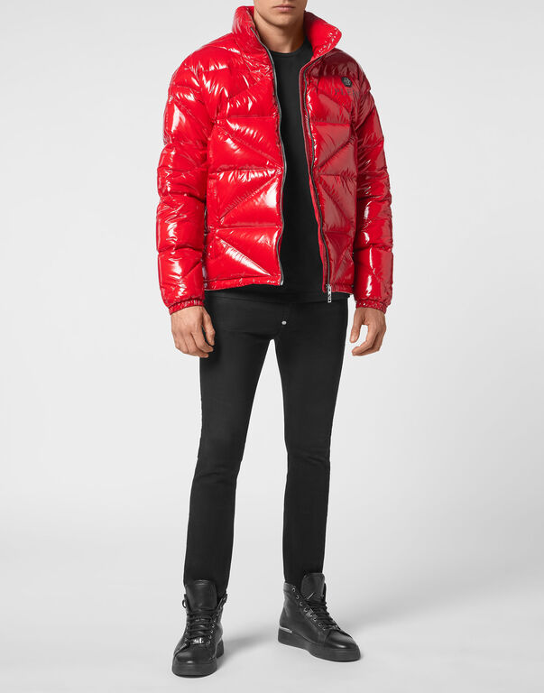 Jacket Hexagon red