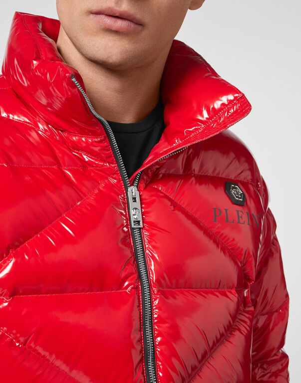 Jacket Hexagon red