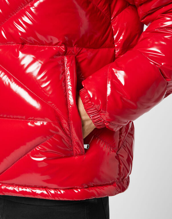 Jacket Hexagon red