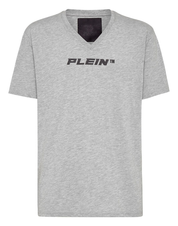 T-shirt V-Neck SS grey