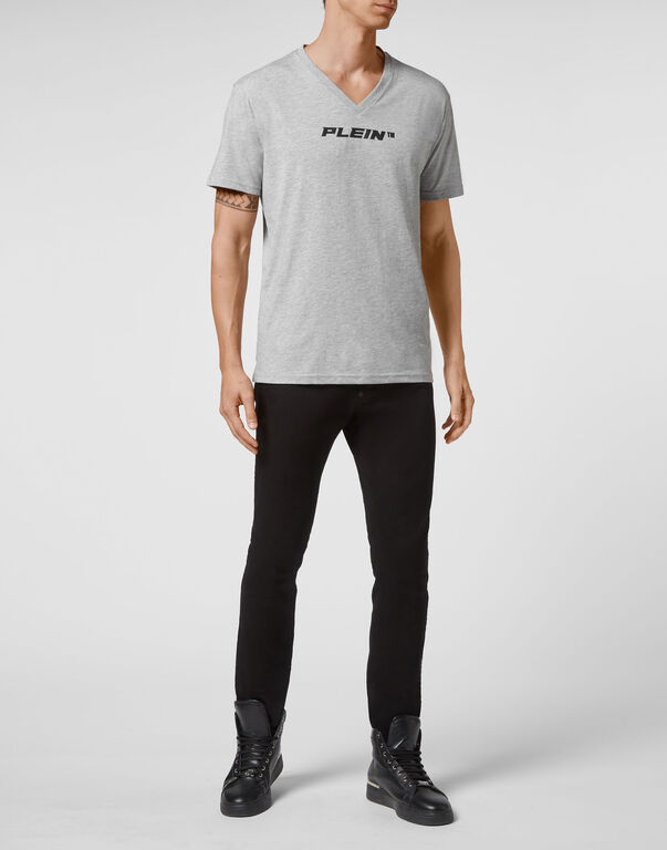 T-shirt V-Neck SS grey 4 T-shirt V-Neck SS grey
