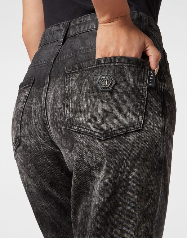 Denim Trousers Mom Fit Bat Cave 5 Denim Trousers Mom Fit Bat Cave