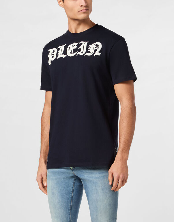 Round Neck T-Shirt Gothic Plein navy