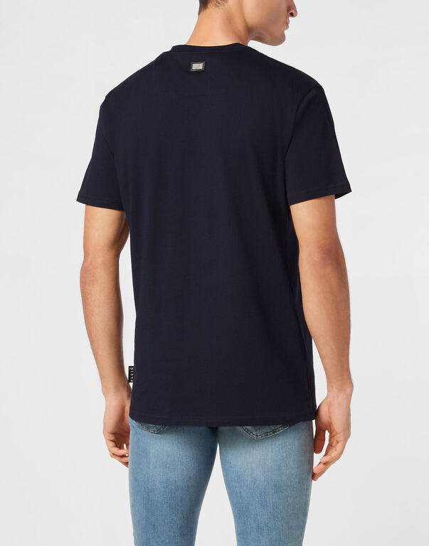 Round Neck T-Shirt Gothic Plein navy