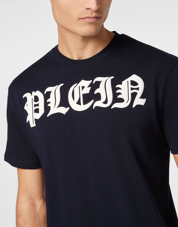 Round Neck T-Shirt Gothic Plein navy