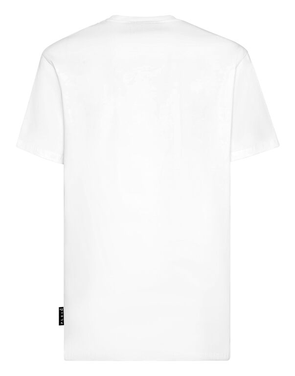 Round Neck T-Shirt Teddy white