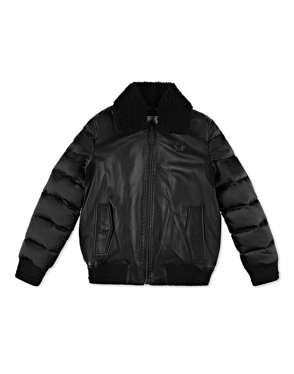Bomber Iconic Plein black