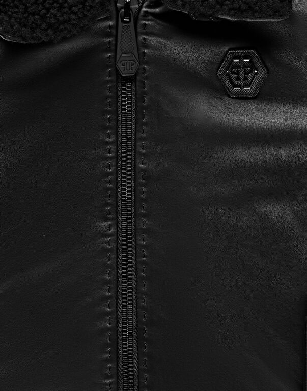 Bomber Iconic Plein black