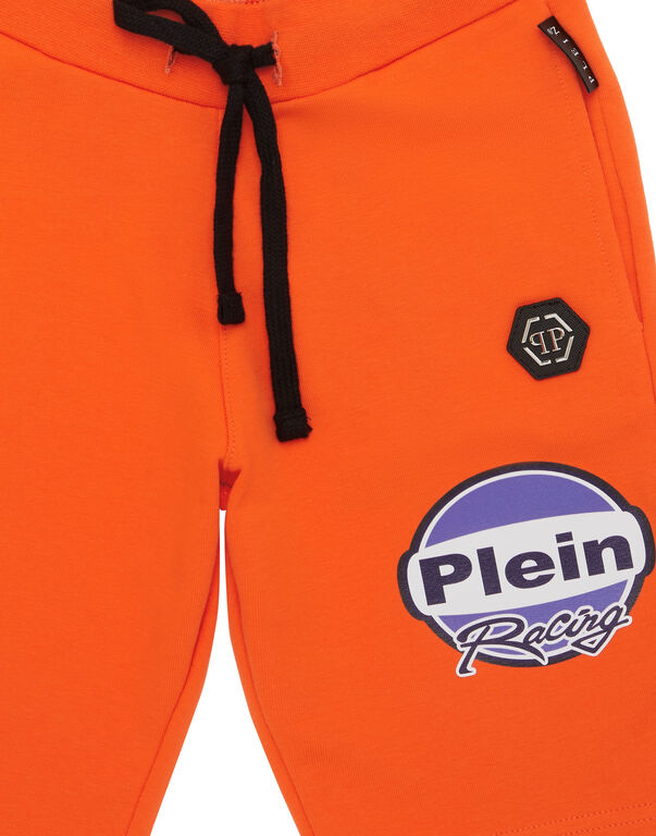 Baggy Fit Shorts Racing Club orange