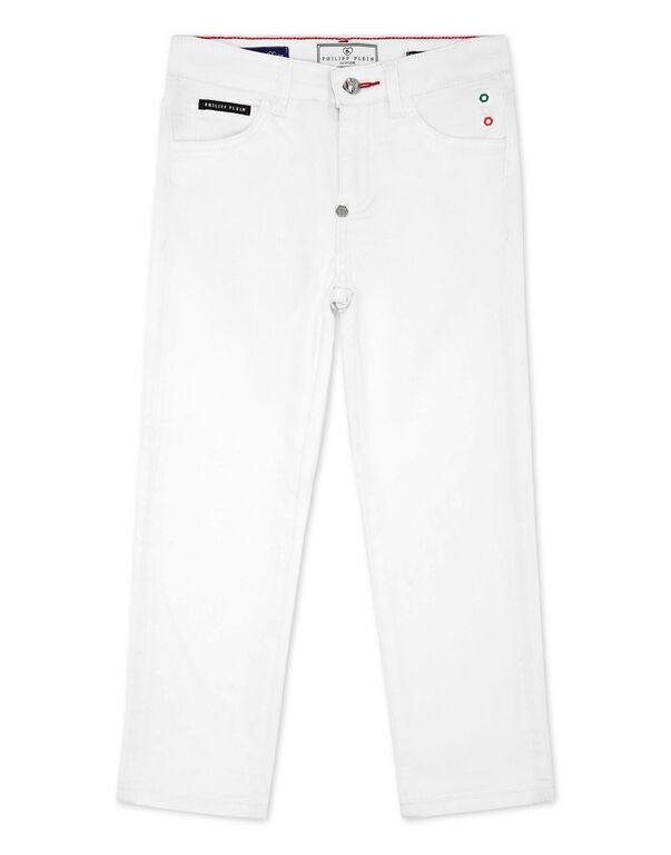 Denim Trousers Regular Fit Summer Snow
