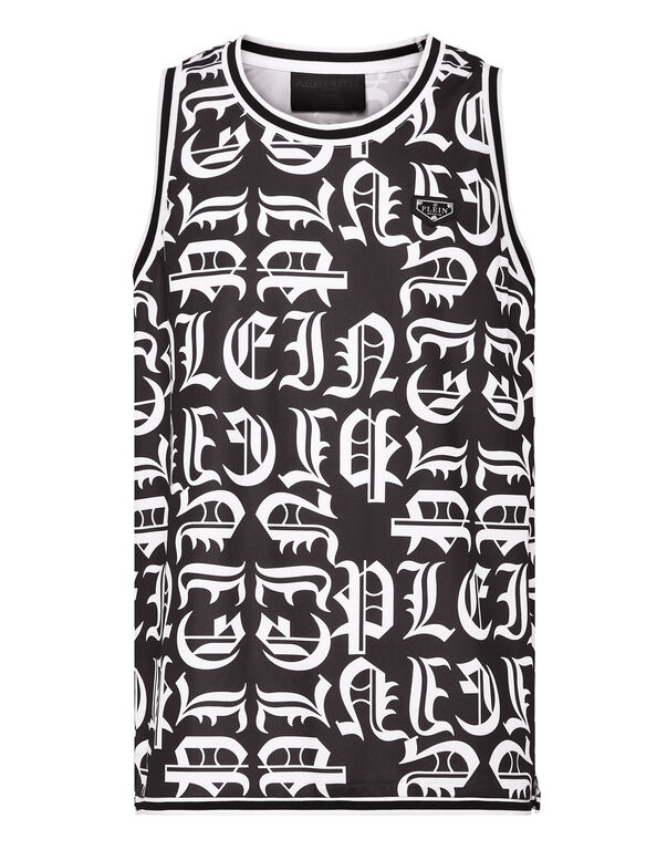 Basket Tank Top Gothic Plein black