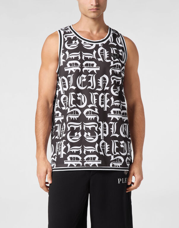 Basket Tank Top Gothic Plein black