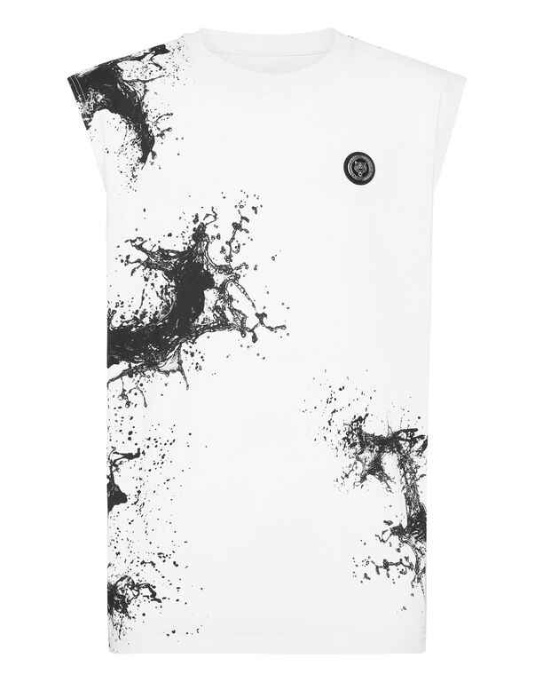 Tank Top Plein Sport Splash white