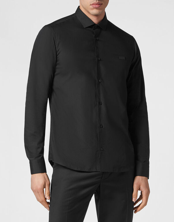 Shirt Sugar Daddy Cut LS Snake black