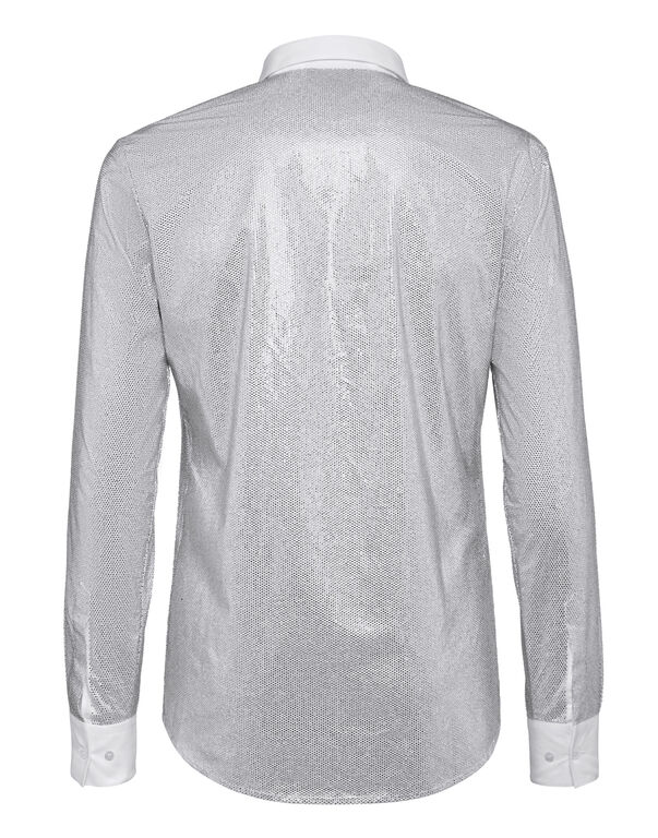 Shirt Platinum Cut SS Crystal Silver
