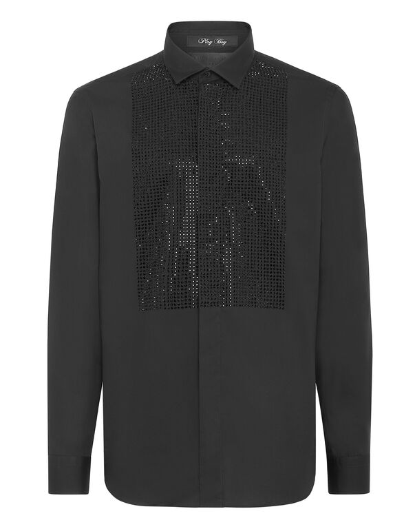 Shirt Playboy Cut LS Sartorial black