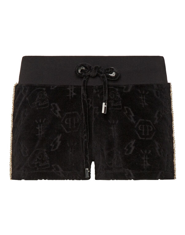 Jogging Shorts Monogram black