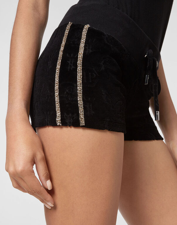Jogging Shorts Monogram black