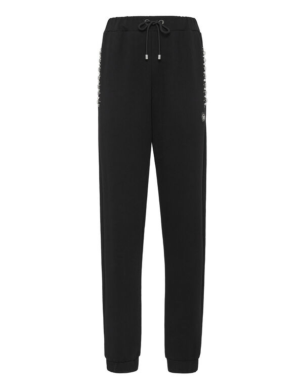 Jogging Trousers Crystal Iconic Plein black