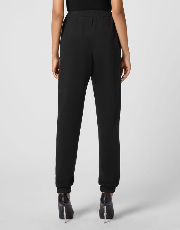 Jogging Trousers Crystal Iconic Plein black