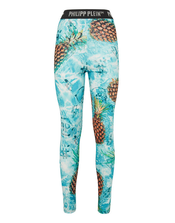 Jogging Leggings Stones Pineapple Skies multicolor