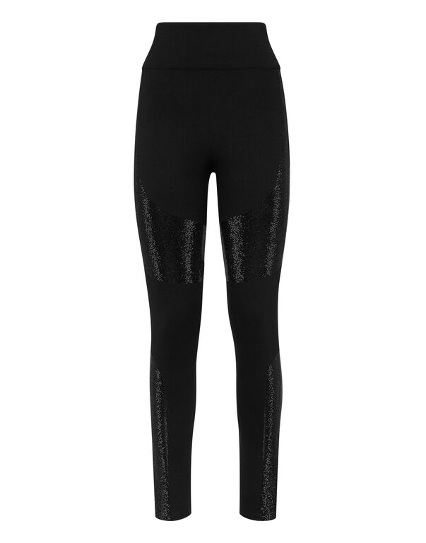 Leggings with Crystals black