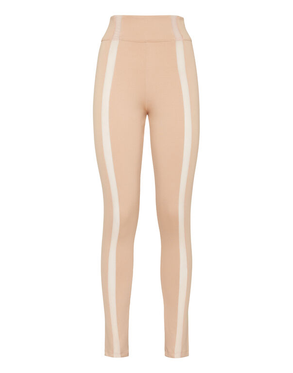 Super High Waist Leggings Iconic Plein beige