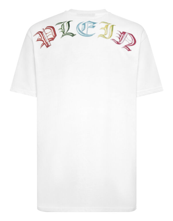 Round Neck T-Shirt Teddy Balloon white