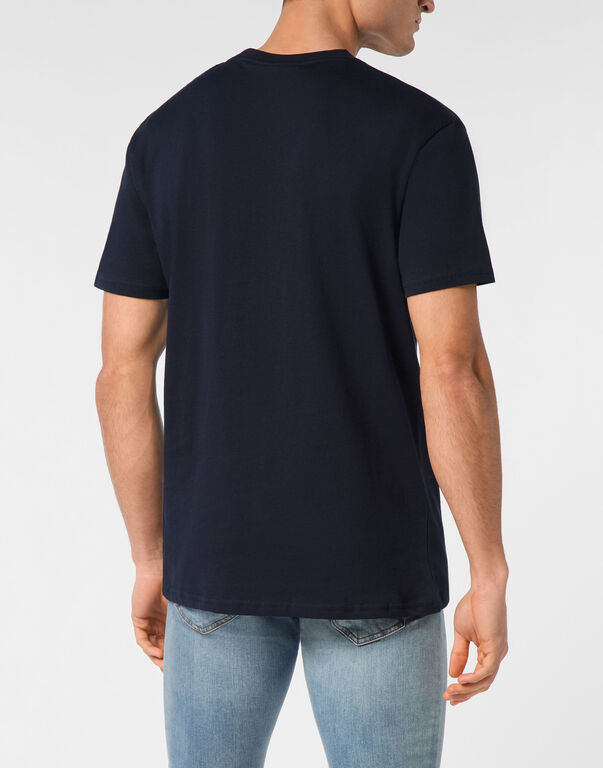 Round Neck T-Shirt Teddy navy