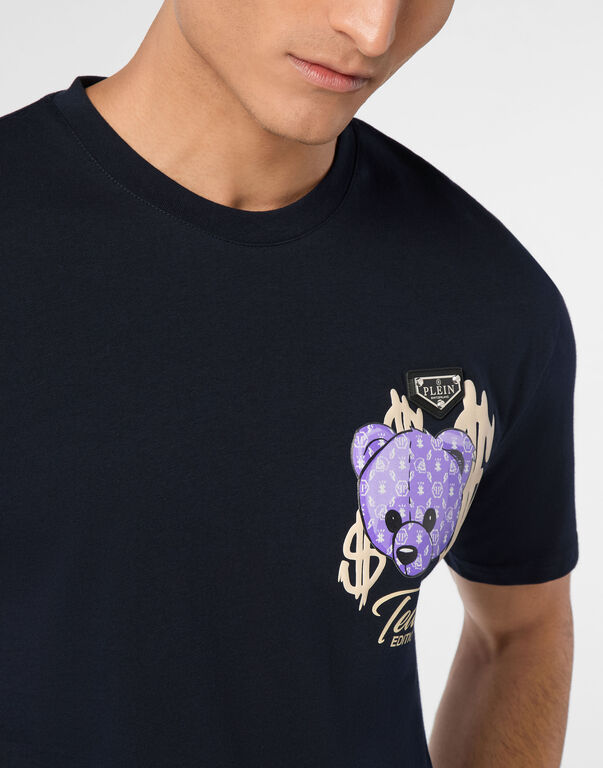 Round Neck T-Shirt Teddy navy