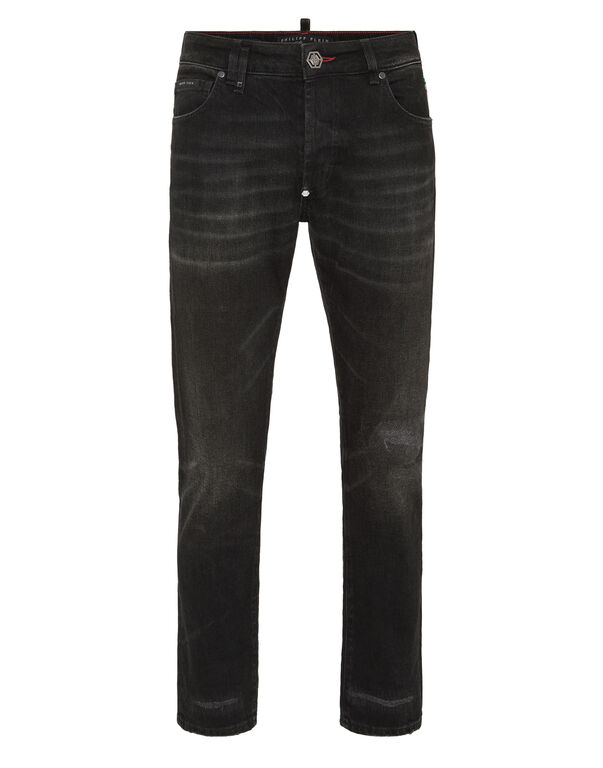 Denim Trousers Skinny 5 Pockets TURBO TITAN BLACK